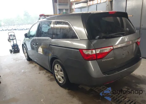 2011 Honda Odyssey Lx из США, поврежденный, VIN 5FNRL5H2XBB075570